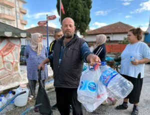 Kentteki su kesintisi vatandaşları isyan ettirdi: Adeta ‘yağmurlu havada size su yok’ dendi
