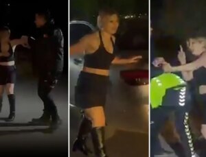 Polise saldıran kadından skandal sözler: Sıkacağım size, benim babam savcı