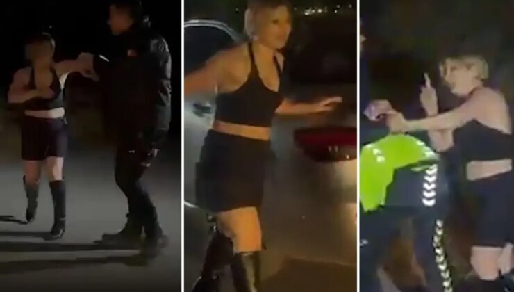 Polise saldıran kadından skandal sözler: Sıkacağım size, benim babam savcı