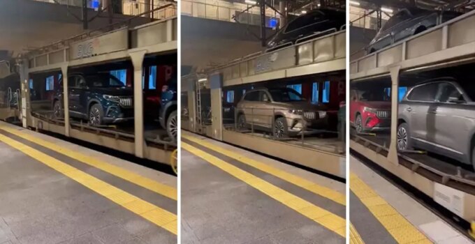 TOGG, Avrupa yolunda! İlk sevkiyat böyle görüntülendi