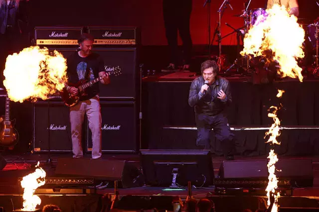 Arjantin Devlet Başkanı Milei rock konseri verdi